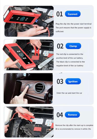 4-in-1 jump starter & compressor