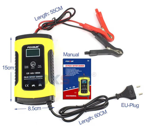 12V 6 Amp Smart Battery Charger Maintainer