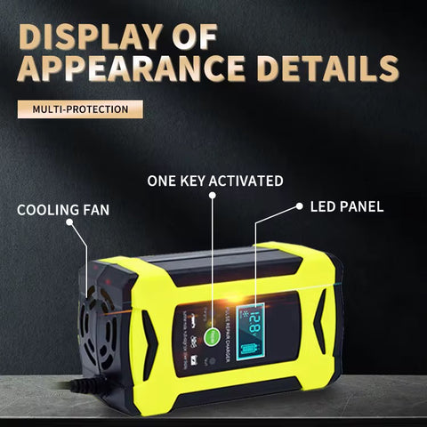 12V 6 Amp Smart Battery Charger Maintainer