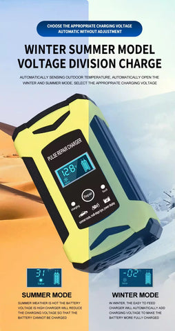 12V 6 Amp Smart Battery Charger Maintainer