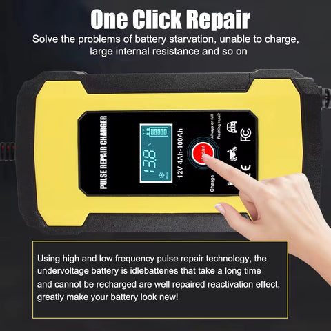 12V 6 Amp Smart Battery Charger Maintainer