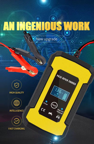 12V 6 Amp Smart Battery Charger Maintainer