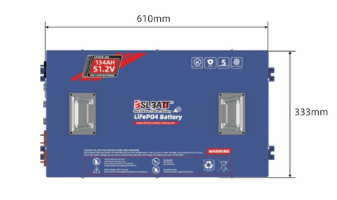 48V 135AH Premium Lithium-ion Golf Cart Battery